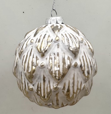 Glass Christmas ball Pine